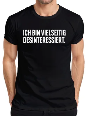 Obrázek produktu pro I am versatile disinterested sarcastic gift ironic pánské tričko, černé, XXL