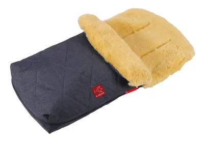 Produktbild von KAISER Lammfellfußsack NATURA Fb. navy melange