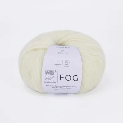 Zdjęcie produktu dla Włóczka Gabo Wool Fog 100 / naturalna biel