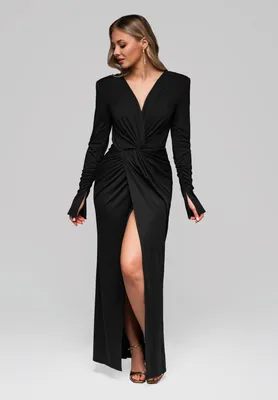 Produktbild von Damen Abendkleid Schwarz Größe XS