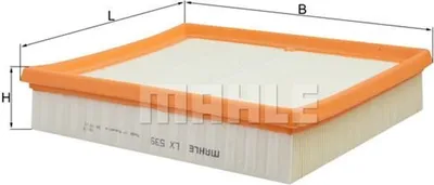 Produktbild von Luftfilter KNECHT LX 539