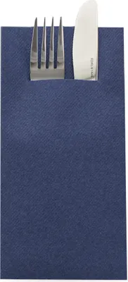 Produktbild von Sovie HORECA Besteckserviette Royalblau aus Linclass® Airlaid Light 40 x 40 cm, 1/8 Falz, 75 Stück
