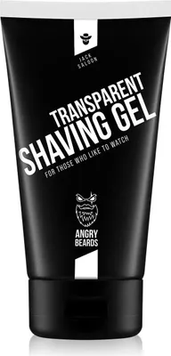 Obrázek produktu pro Angry Beards Jack Saloon Transparentní gel na holení 150 ml