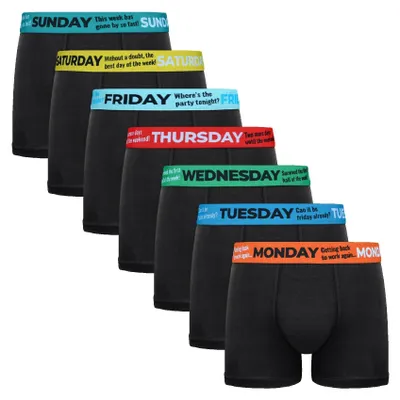 Produktbild von 7er-Set Herren Boxershorts aus Baumwolle