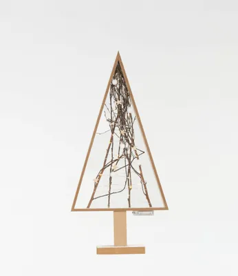 Produktbild von Holz-Weihnachtsbaum 72 x 35 cm - Einheitsgröße