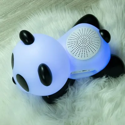 Zdjęcie produktu dla BIGBEN Luminus Lampka nocna LED z bezprzewodowym głośnikiem bluetooth - Panda