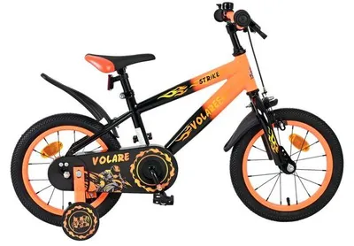 Produktbild von Volare Strike Kinderfahrrad - Jungen - 14 Zoll - Schwarz Orange