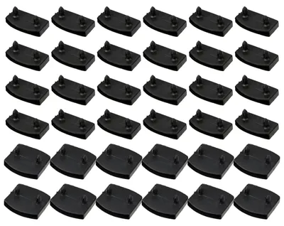 36er Set Lattenroste 53 mm, schwarz, für Einzel- und Doppelbetten