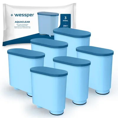 Wasserfilter für Philips AquaClean, 6 Stück, Aktivkohle