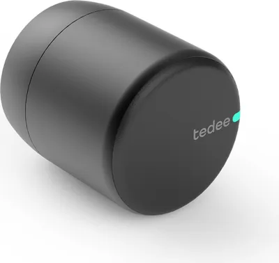 Imagen del producto de Tedee Pro: Sistema de control de acceso. Manija de puerta inteligente que se puede abrir mediante smartphone, reloj inteligente o comando de voz, con control de acceso para invitados. Color: , material: aluminio