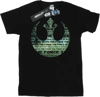 Produktbild von Star Wars - "Rogue One I'm One With The Force Alliance" T-Shirt für Herren BI45655 (M) (Schwarz)