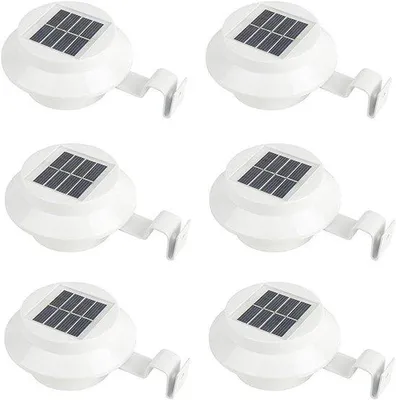 Immagine prodotto di Set di lampade da tavolo a LED per il giardino, 6 lampade a LED bianche a energia solare