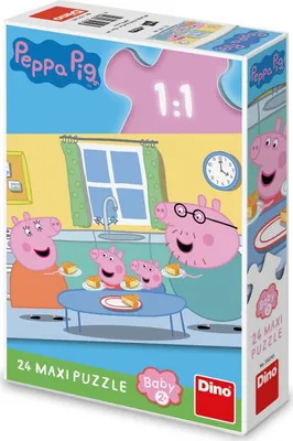 Produktbild von Dino Peppa Pig Lunch 24 maxi puzzle