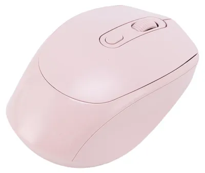 Imagen del producto de Ratón inalámbrico recargable, silencioso, con 2 modos para juegos, 800/1200/1600 DPI ajustables, color rosa pastel