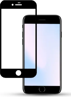 Obrázek produktu pro 1 balení IPHONE SE BLACK ochrana displeje z tvrzeného skla 9H
