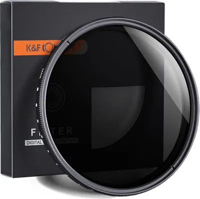 Zdjęcie produktu dla K&F Filtr Nano serii B o zmiennej gęstości optycznej ND2-400, 77 mm