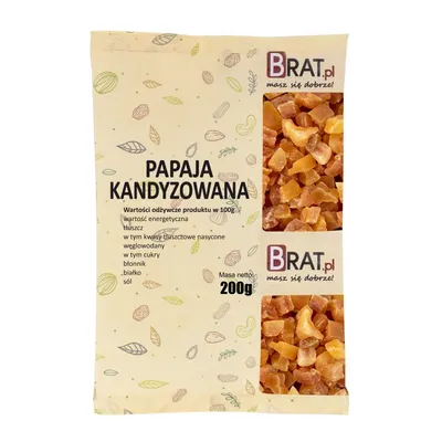 Zdjęcie produktu dla Papaja kandyzowana 200g Brat.pl