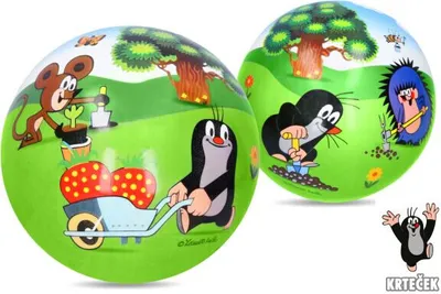 Produktbild von Ball Krtek Gummi, nicht aufgeblasen, 23 cm
