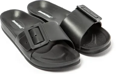 Produktbild von BRASILERAS Damen Zehensandalen mit rutschfester Sohle bequem schuhe strand/schwimmbad/stadt schwarz 36 EU - UBFAP
