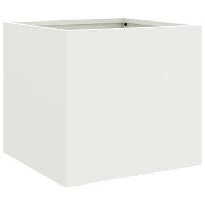 Produktbild von vidaXL Pflanzkübel Weiß 32x30x29 cm Stahl