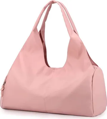 Produktbild von Sporttasche Reisetasche mit Schuhfach & Nassfach Wasserdicht Fitnesstasche Trainingstasche Weekender Damen Multifunktionale Handgepäck Tasche für Männer und Frauen(Rosa)