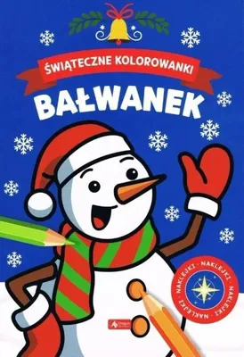 Obrázek produktu pro Vánoční omalovánky. Sněhulák