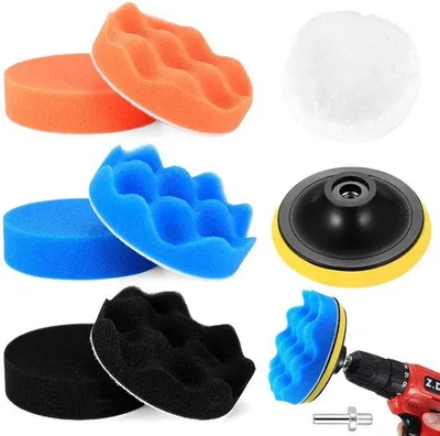 Obrázek produktu pro Lešticí houba 127 mm – odolná a samolepicí – pro automobily