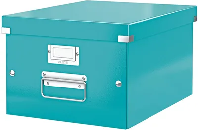 Immagine prodotto di Leitz CLICK & STORE WOW scatola media per archivio, blu ghiaccio