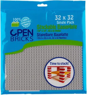 Obrázek produktu pro Otevřené cihly Základní deska 32x32 světle šedá 0 0 STK