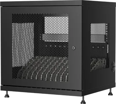 Image de Armoire de Charge et de Rangement Ewent EW1714 pour 14 Ordinateurs Portables/Tablettes Noir
