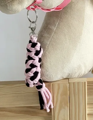 Immagine prodotto di Legatura a corda Hobby Horse - nero e rosa