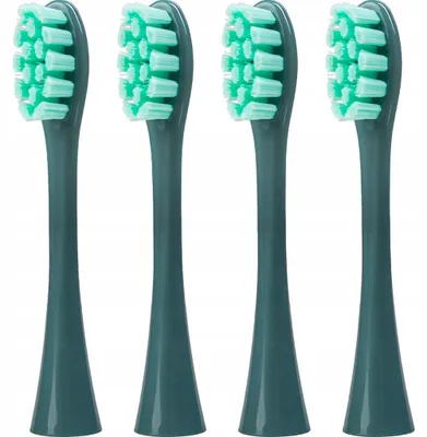Image de Oclean PW09 Têtes de brosse à dents Remplacement Vertes 4 pièces