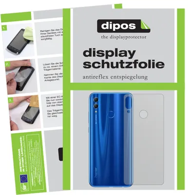 Produktbild von 6x Schutzfolie für Honor 10 Lite Rückseite matt Displayschutzfolie Folie Display