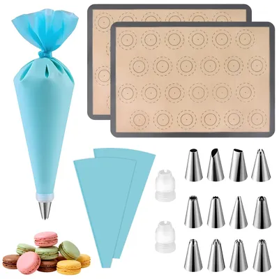 Backmatten für Macarons, 2 Stück, 42x29,5 cm, antihaftbeschichtet