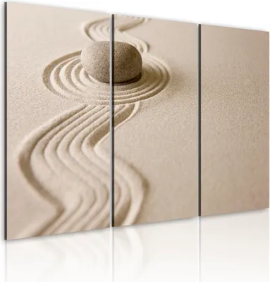 Produktbild von Wandbilder Natur 120x80 cm 3 tlg – Wanddeko Schlafzimmer, Bilder Wohnzimmer, Moderne Leinwandbilder, Leinwanddruck 030215-2