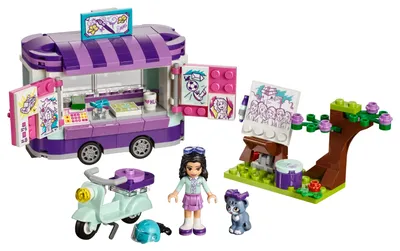 Produktbild von LEGO® Friends Emmas rollender Kunstkiosk 41332