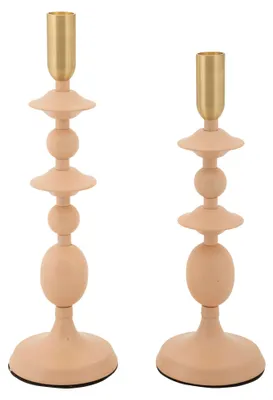 Produktbild von Kerzenhalter GEMINI aus Metall, H. 29 cm und 33 cm