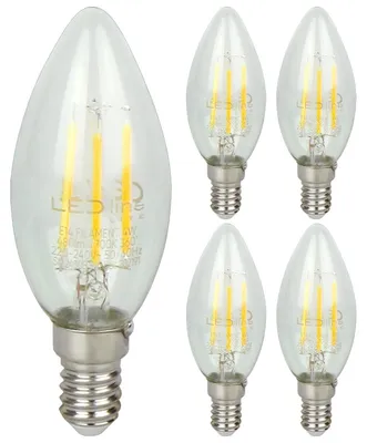 Produktbild von LED Line E14 LED-Lampe B35 4W 480lm 2700K warmweiß 5 Stück