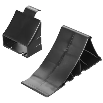 Immagine prodotto di Cuneo ruota in plastica nero incl. titolare