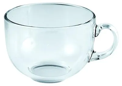 Image de 6 Tasse Jumbo 70cl En Verre Transparent - Borgonovo