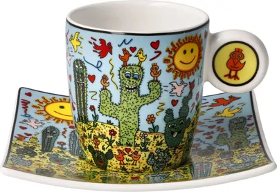 Obrázok produktu pre Goebel James Rizzi Espresso šálek Život na poušti