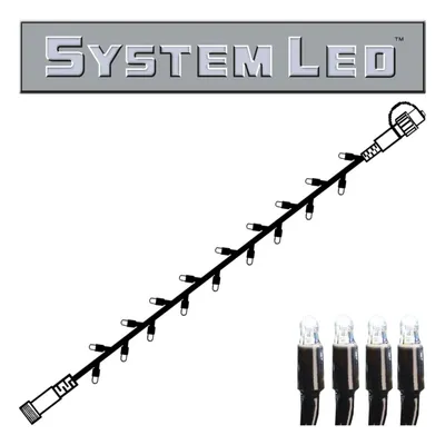 Produktbild von System LED Black | Lichterkette | koppelbar | exkl. Trafo | 5,00m | 50x Kaltweiß