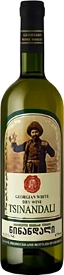 Produktbild von Folklore Tsinandali Weißwein trocken 13% vol. 0,75L georgischer Wein