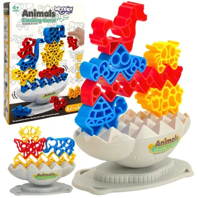 Obrázok produktu pre Zručnostná hra Woopie Animal Balancing Animal Tower