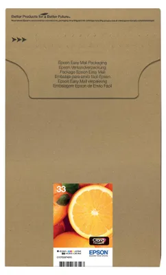 Produktbild von EPSON Multipack 33 5er Pack Schwarz, Gelb, Cyan, Magenta, Photo schwarz Tintenpatrone
