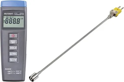 Produktbild von VOLTCRAFT K101 + TP 205 Temperatur-Messgerät Fühler-Typ K