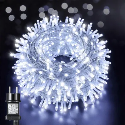 Lichtsnoer 25 m, 1000 LEDs, kaltweiß, Innen/Außen