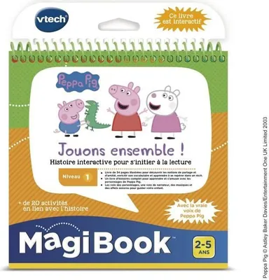 Productafbeelding van VTech MagiBook, Peppa Pig, voor kinderen van 2 jaar en ouder, meerkleurig