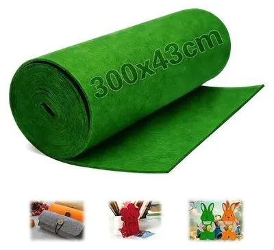 Zdjęcie produktu dla Filc na metry 300X43CM jasnoszary grubość 3MM do szycia