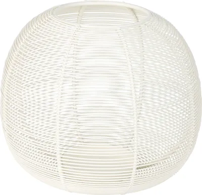Zdjęcie produktu dla Świecznik Kula 19×15 cm, druciany, biały